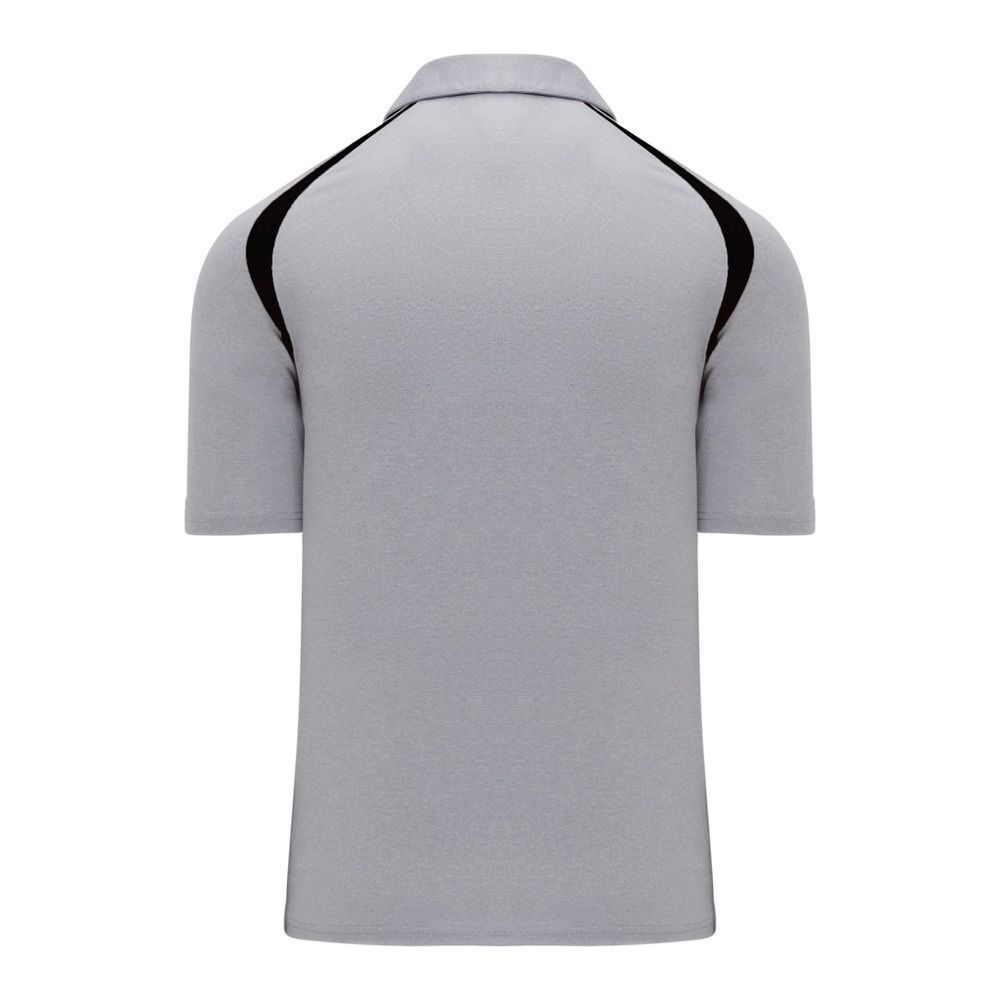 Men’s Grey Polo Shirt with Black Stripe Detail, NWOT, Size Medium - Picture 2 of 5